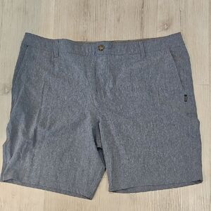 O'Neill Men's Hybrid Hyperdry Size 42 Blue Flat Front Shorts